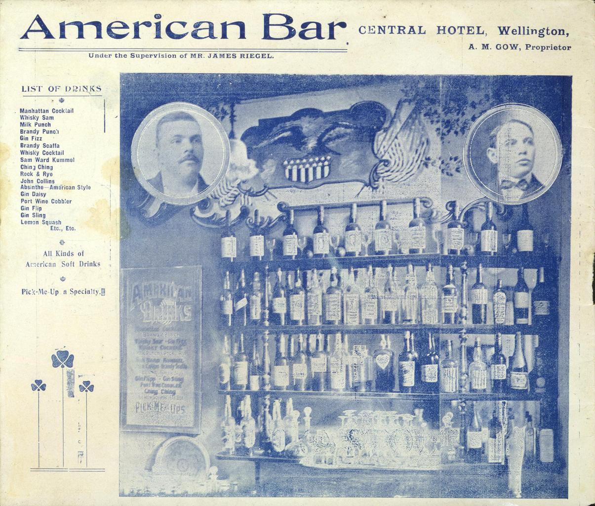 americký barový lístek